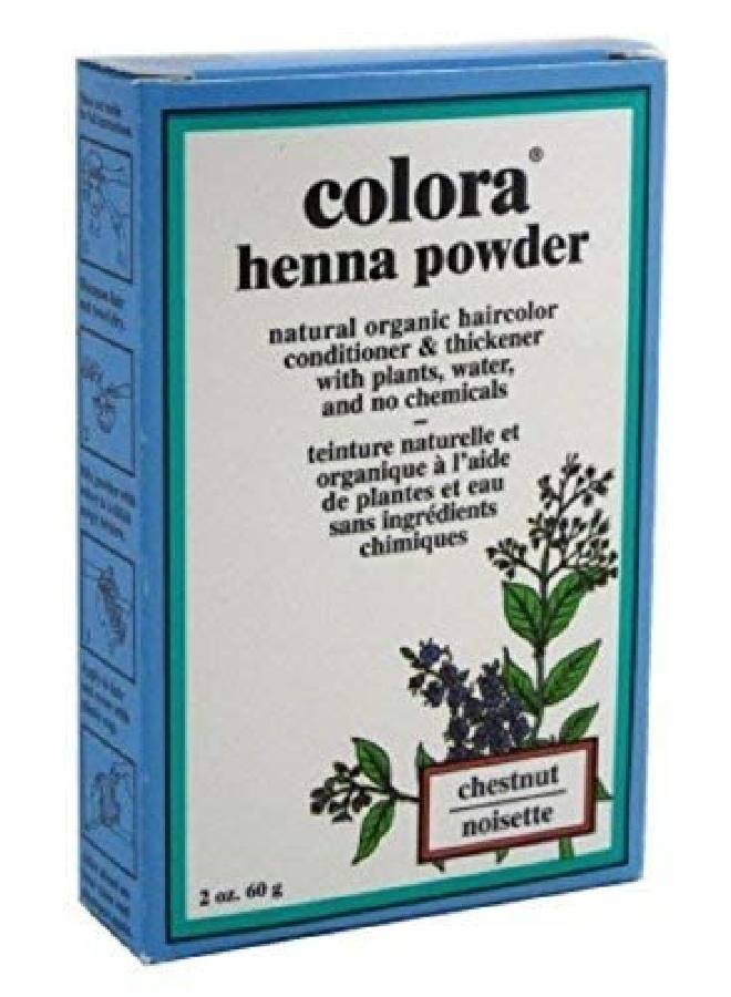 Colora Henna صبغة شعر بودرة كستنائي 2 أونصة (59 مل) (6 عبوات) - Image 3