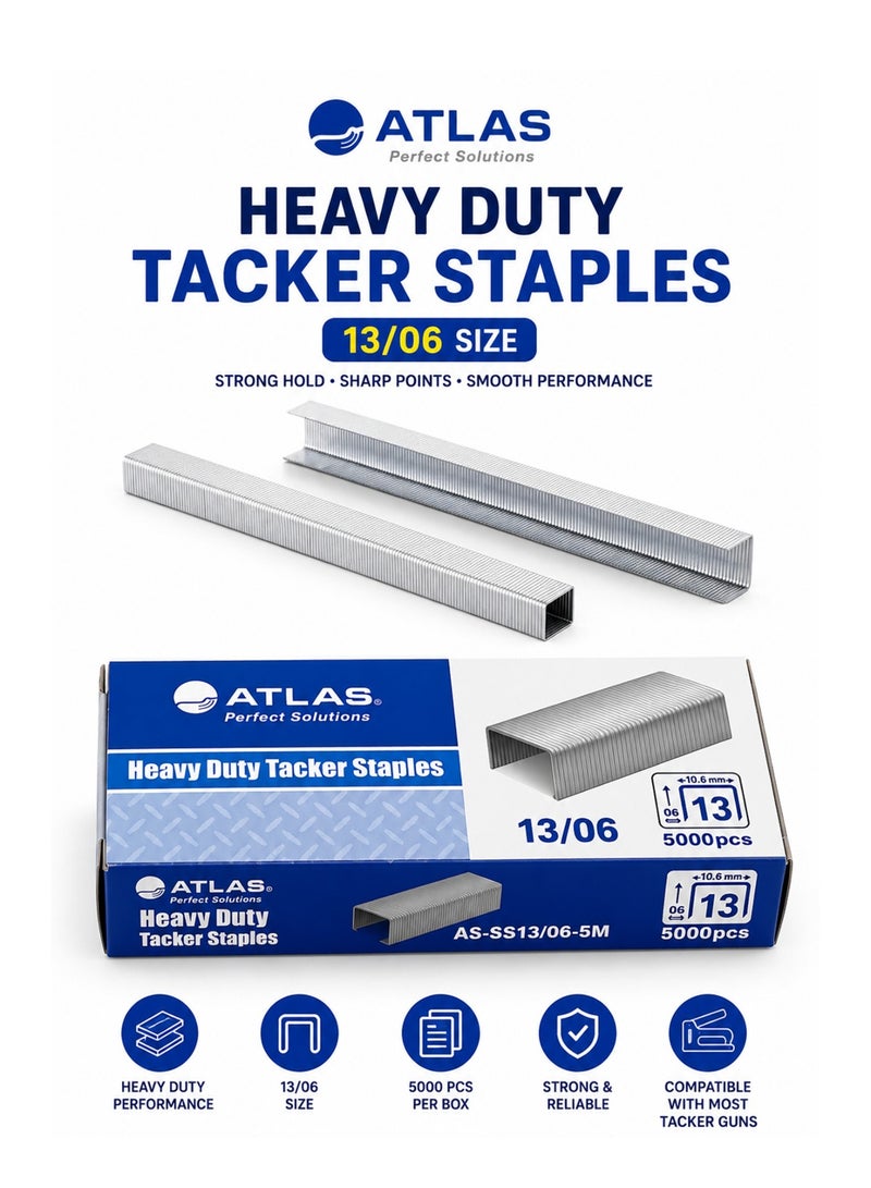 5000-Piece Tacker Staple Pins 13/06 Size