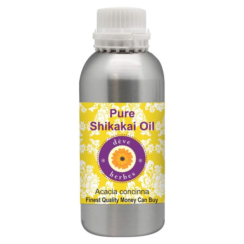 Deve Herbes Deve Herbes Shikakai Oil Acacia concinna Infused Pure NonSticky Lightweight For Hair Cleansing Natural Plant Extract Men Women 1250ml  - Image 1