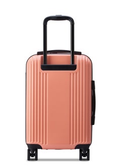 DELSEY Paris Ophelie 55cm Hardcase 4 Double Wheel Expandable Cabin Luggage Trolley Glossy Pink - 00389380119ME  - Image 4