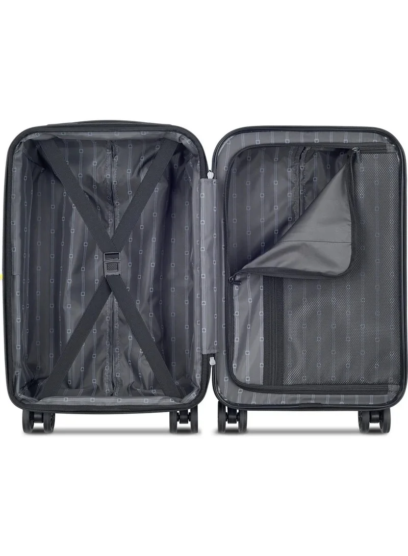 DELSEY Paris Ophelie 55 Cm Hardcase 4 Double Wheel Expandable Cabin Luggage Trolley - Coral Pink