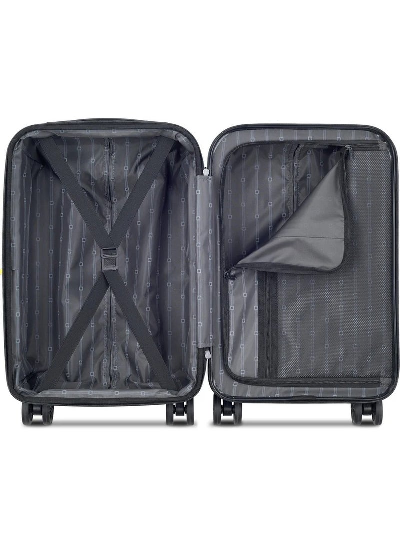 ديلسي _باريس أوفيليا 55 سم حقيبة ترولي بعجلات مزدوجة قابلة للتوسيع وردي لامع - Image 4