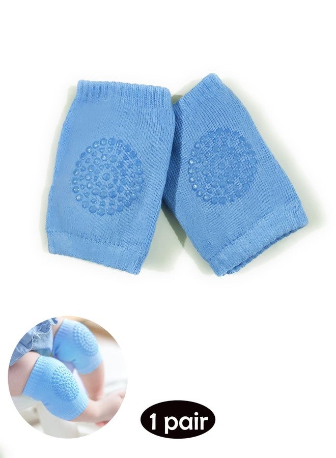 FEBVIBE 2 Pairs Baby Knee Pads for Crawling, Anti-Slip/Padded Stretchable Elastic Cotton Soft Breathable Comfortable Knee Cap/Elbow Safety Protector (Multicolor 02) - Image 3
