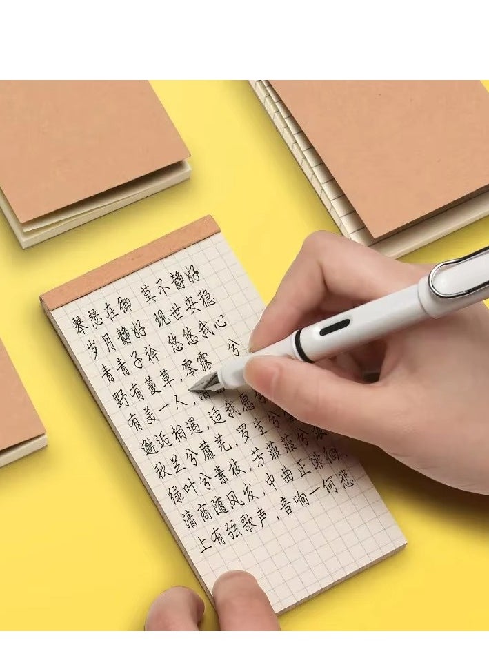Generic 3-Piece Memo Pad Kraft Paper, 50 s Sticky Note Writing Pads for To-Do Lists, Daily Planners, and Office Notes (70*140mm)  - Image 5