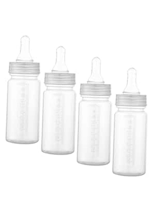 Disposable Newborn Feeding Bottles 4 Pack With Travel Scale And Leak Proof Design - Image 1