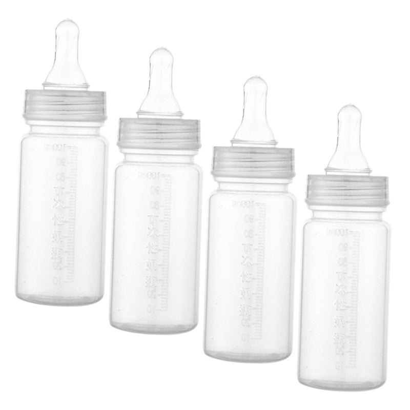 Disposable Newborn Feeding Bottles 4 Pack With Travel Scale And Leak Proof Design - Image 2