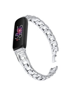 نيبمينينت حزام معدني مزيّن بالأحجار يناسب Inspire3 - متوافق مع Fitbit Inspire من الجيل الأول إلى الثالث  - Image 2
