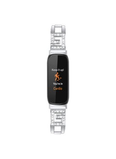 نيبمينينت حزام معدني مزيّن بالأحجار يناسب Inspire3 - متوافق مع Fitbit Inspire من الجيل الأول إلى الثالث  - Image 3