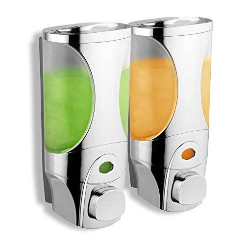 Hotel Spa HotelSpa Curves Luxury Soap/Shampoo/Lotion Modular-design Shower Dispenser System (Pack of 3) - Image 5