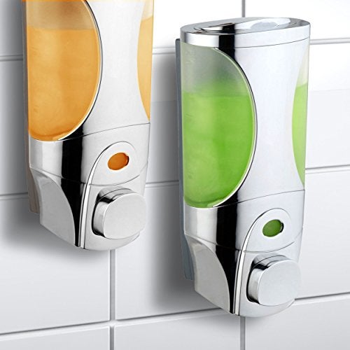 Hotel Spa HotelSpa Curves Luxury Soap/Shampoo/Lotion Modular-design Shower Dispenser System (Pack of 3) - Image 3