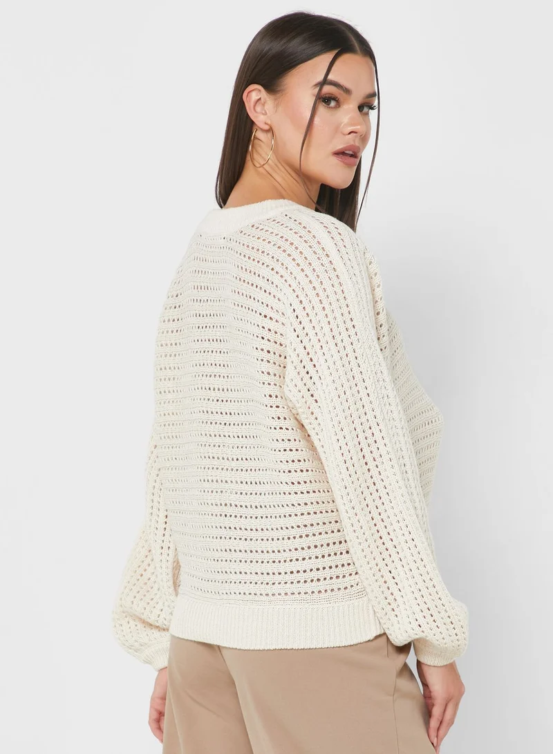 VERO MODA V-Neck Knitted Sweater