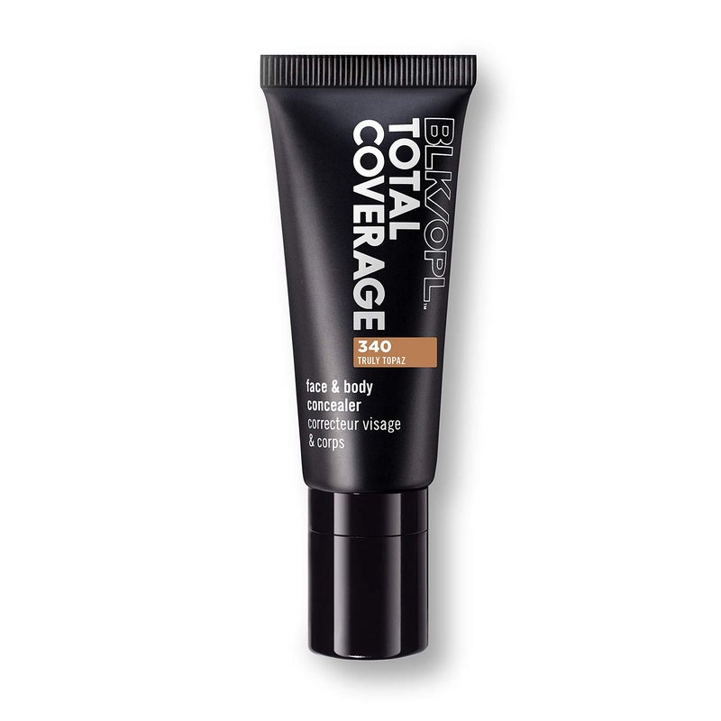 BLK/OPL Face & Body Concealer, Maximum All-Day Coverage with Matte Finish - Hydrating Concealer for Imperfections, Scars, Dark Spots & Blemishes - Talc-Free Smudge-Resistant Makeup (Truly Topaz)