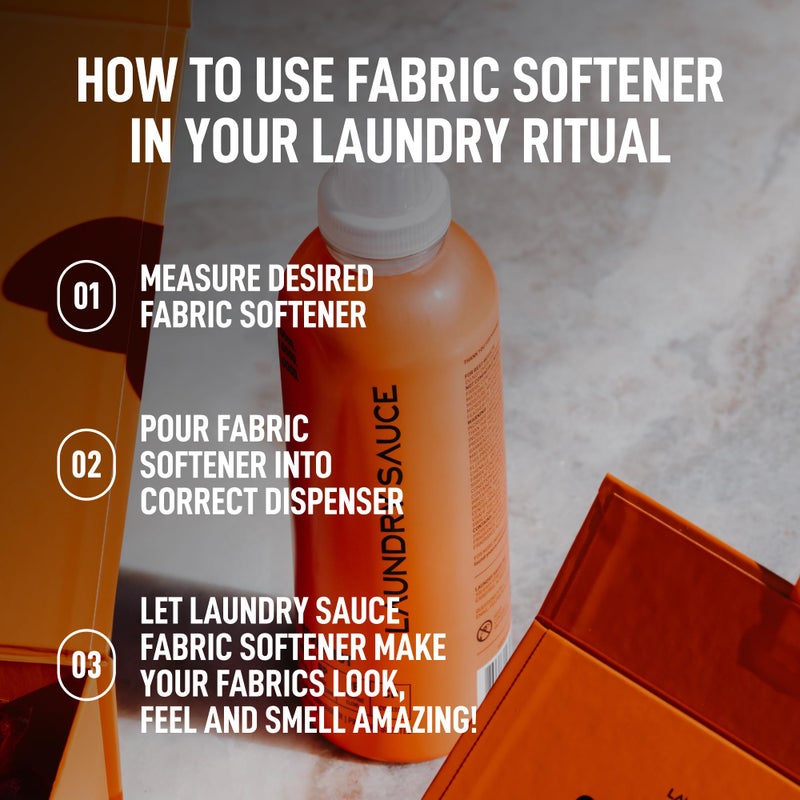 Laundry Sauce - Laundry Fabric Softener (Italian Bergamot) Luxury Fragrance, Softens & Preserves Fabric, Reduces Wrinkles, 19 Fl Oz - Image 4