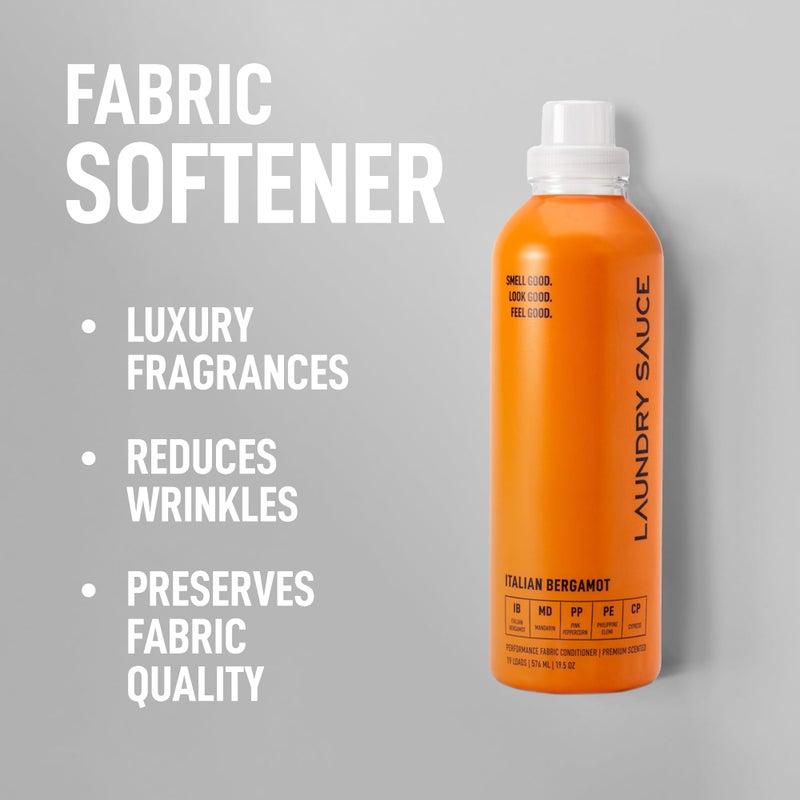 Laundry Sauce - Laundry Fabric Softener (Italian Bergamot) Luxury Fragrance, Softens & Preserves Fabric, Reduces Wrinkles, 19 Fl Oz - Image 3