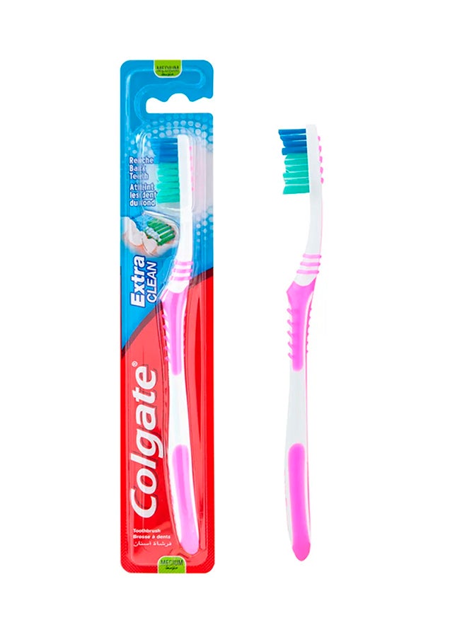 Buy Colgate Extra Clean Medium Toothbrush Multicolour Online | 15 ...