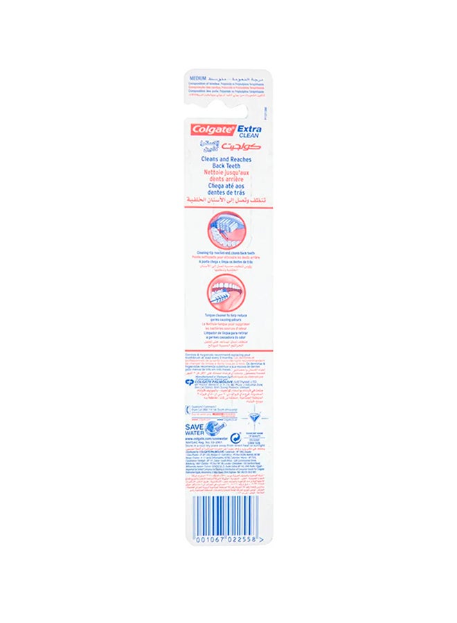 Buy Colgate Extra Clean Medium Toothbrush Multicolour Online | 15 ...