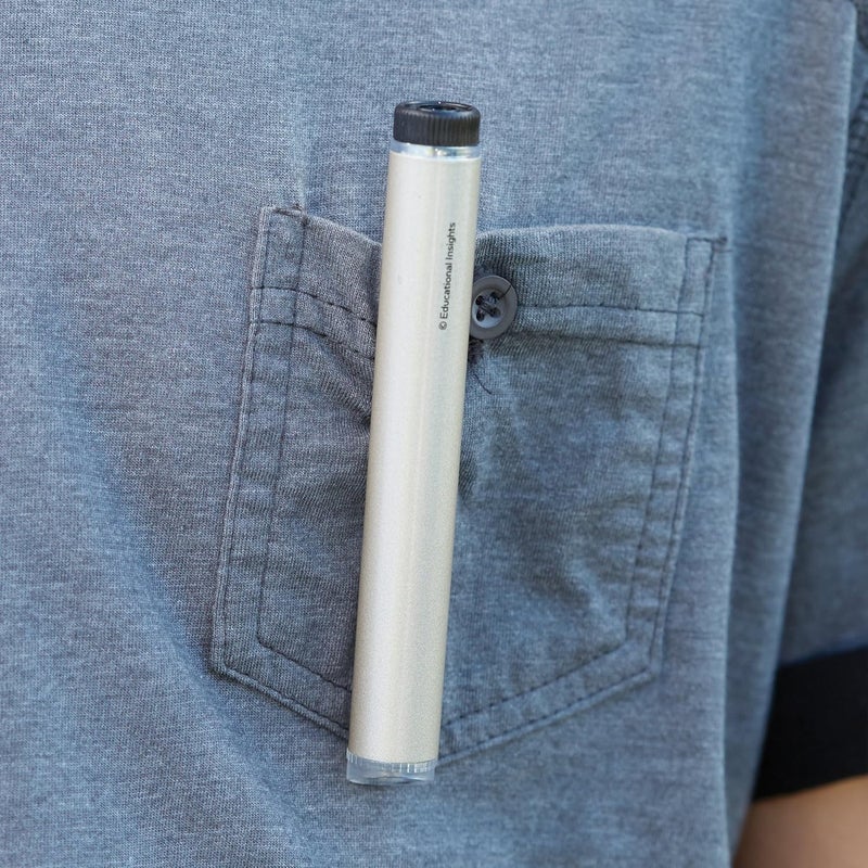 Educational Insights GeoSafari Pocket Scope - 8x Telescope and 30x Microscope for Young Scientists - Image 4