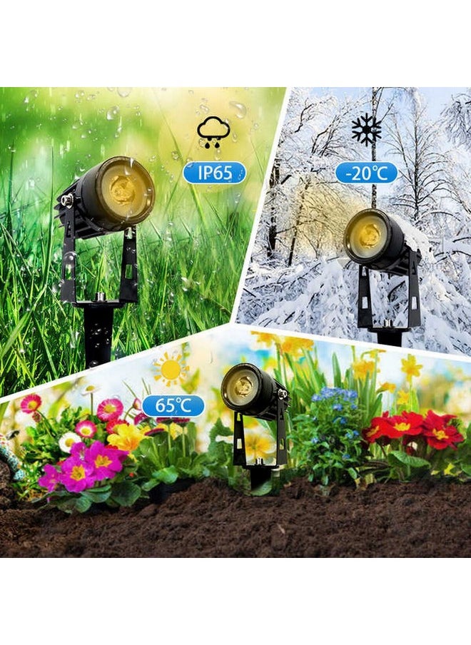Beauenty Aluminium IP65 Waterproof Solar Landscape LED Spotlight Black 27.5 x 30.5 x 77 cm SGL04  - Image 2