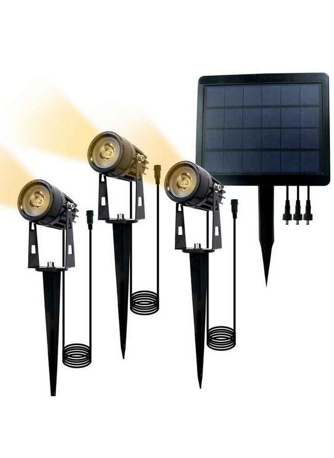 Beauenty Aluminium IP65 Waterproof Solar Landscape LED Spotlight Black 27.5 x 30.5 x 77 cm SGL04  - Image 1