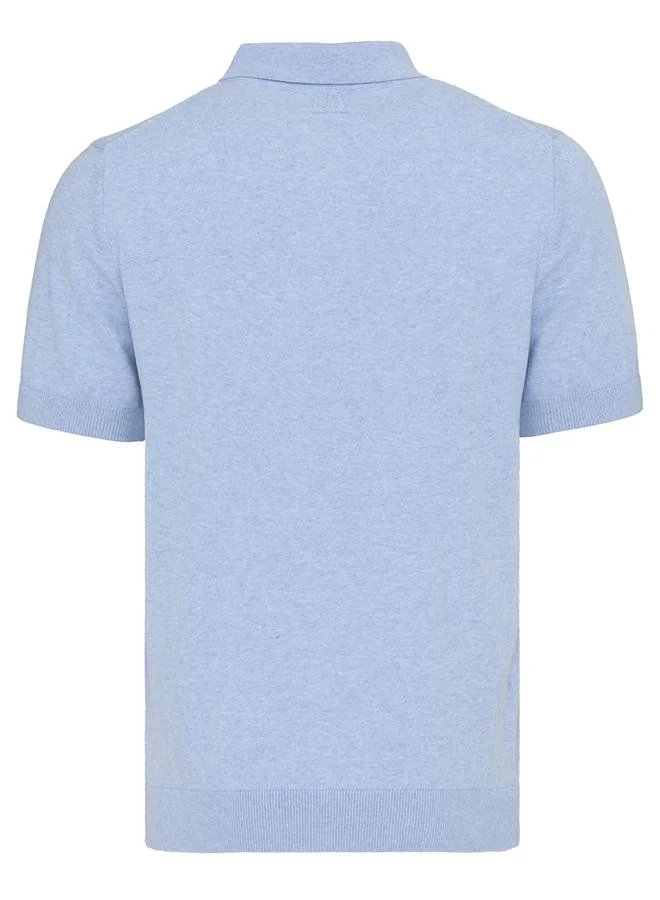 FELIX HARDY Beige-Blue Men's 100% Cotton Polo Shirt Short Sleeve Pack of 2 for Men | Best Price UAE