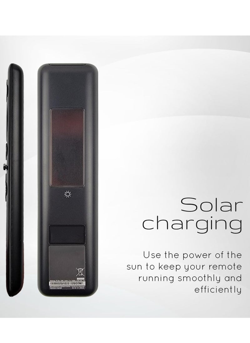 Generic NEW Solar Voice Remote Control for Samsung Smart TVs – Eco-Friendly, Hands-Free Voice Navigation  - Image 2