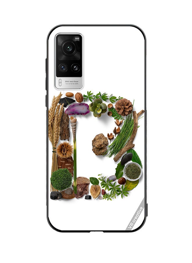 VR CREATIVE Protective Case Cover For Vivo X60 Pro Alphabet B Design Multicolour - Image 1