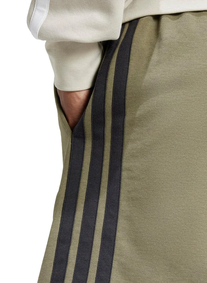 Adidas essentials three stripes french terry men shorts