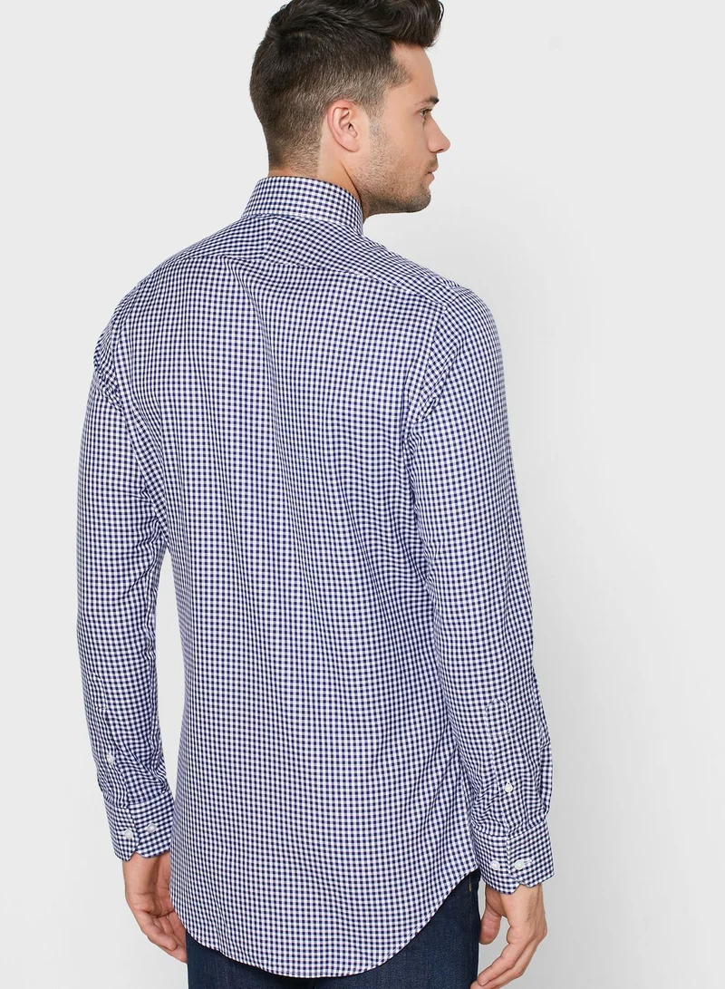 T.M.Lewin Gingham Slim Fit Shirt