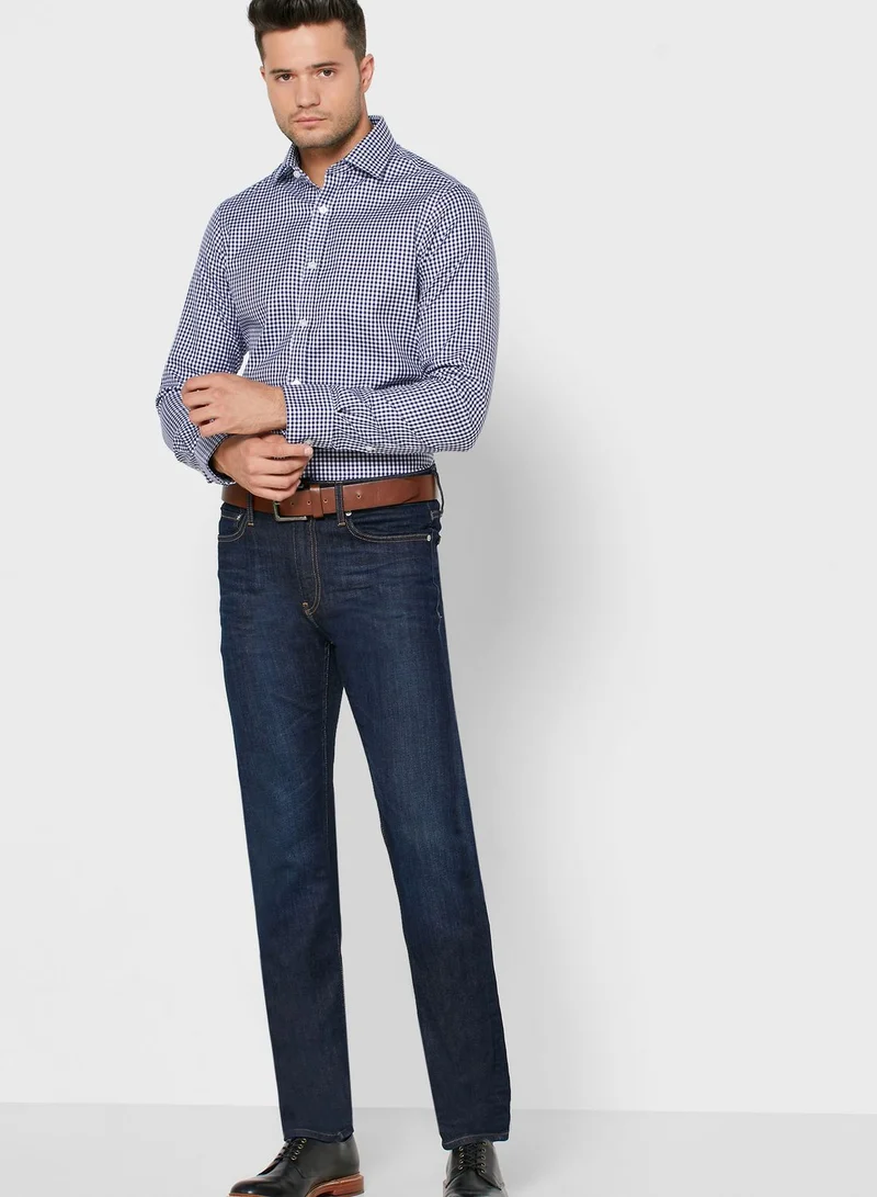 T.M.Lewin Gingham Slim Fit Shirt