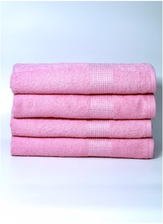 Baltic Linen Bath Towel Ultra Soft 70Cm X 140Cm, 100% Cotton Bath Towels Pack, 430GSM Terry Pack Of 4  - Image 1