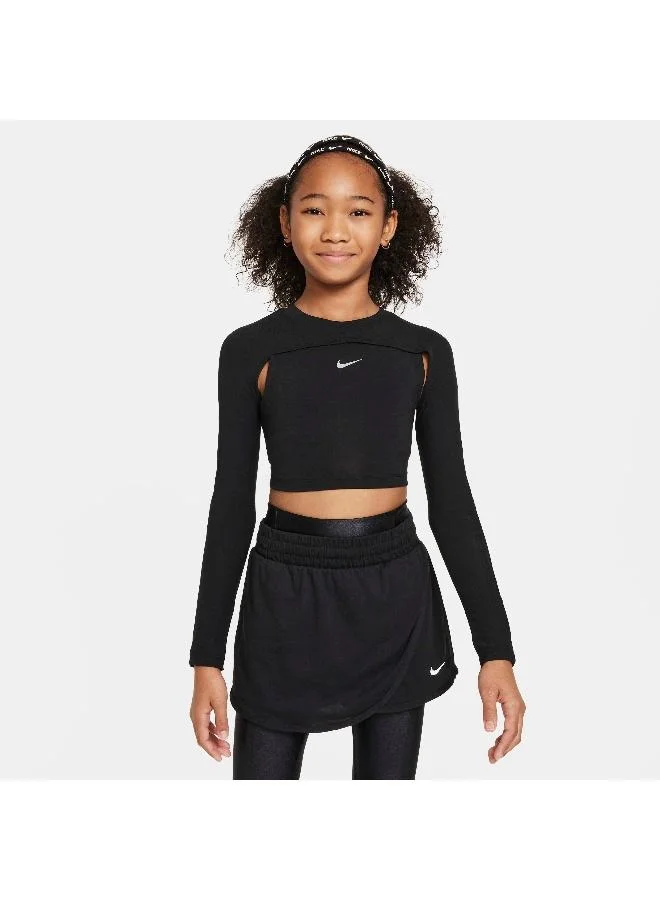 Nike Girls' Dri-FIT Long-Sleeve Top
