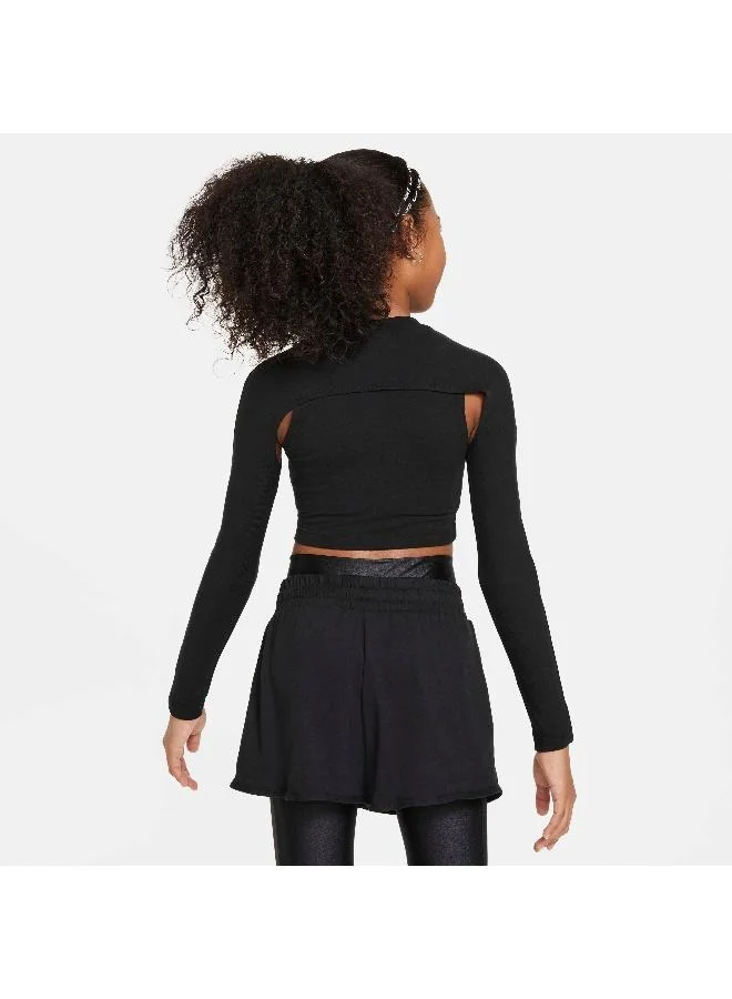 Nike Girls' Dri-FIT Long-Sleeve Top