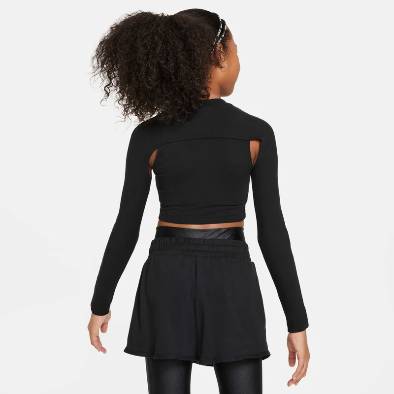 Nike Black Girls' Dri-FIT Long-Sleeve Top  | Best Price UAE