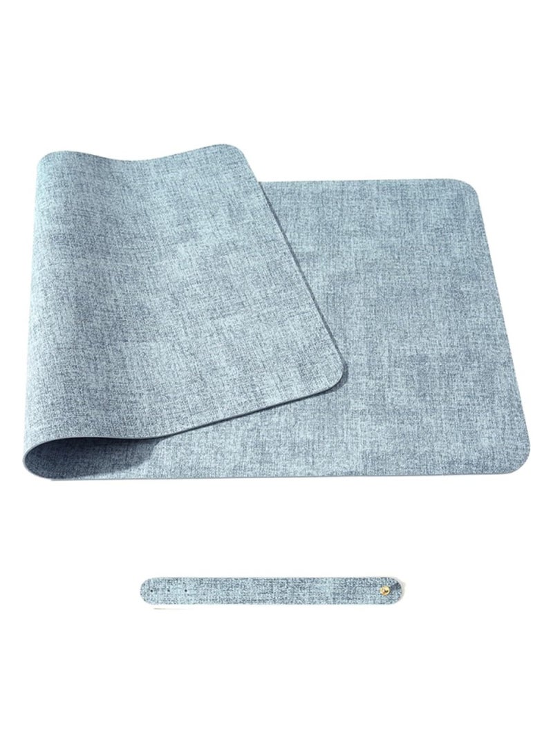 Vparty Large Desk Pad Mat, Mouse Pad, Office Desk Mat, Non-Slip PU Leather Desk Blotter, Waterproof Keyboard Mat for Office, Home, and Decor, Premium Quality, Easy to Clean, Durable, Stylish, and Comfortable Desk Surface Protector. - Image 2