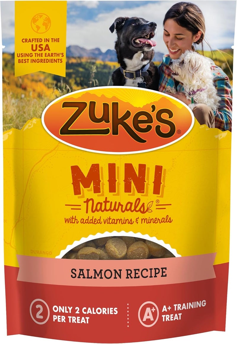 Zuke's Mini Naturals Salmon Recipe Dog Treats - 1lb - Image 1