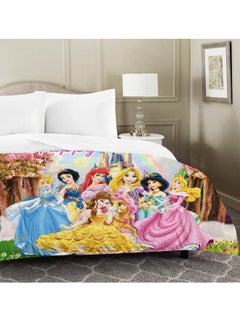Disney Disney Princess Pattern Bedding Three-Piece Set Including Duvet Cover and Two Pillowcases (Size 150cmX200cm)  - Image 3