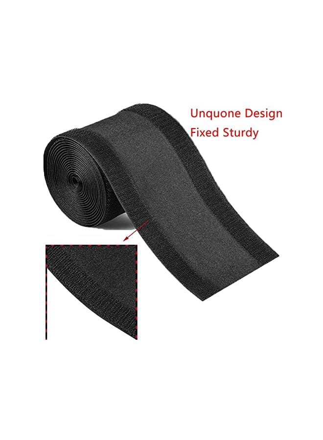 Excefore Cable Cover Protector 10CM Wide Carpet Cord Cover Cable Management for Home Commercial Office Carpet - 10 Feet - Black - Image 2