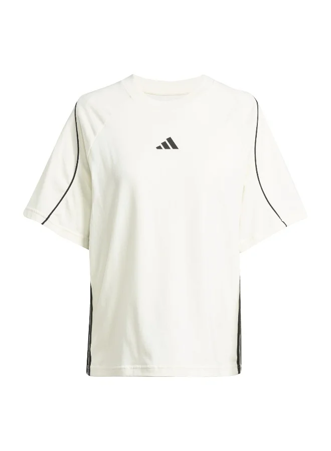 Adidas Adidas W Stadium Tee White T-Shirt (Short Sleeve) T-Shirts For Women