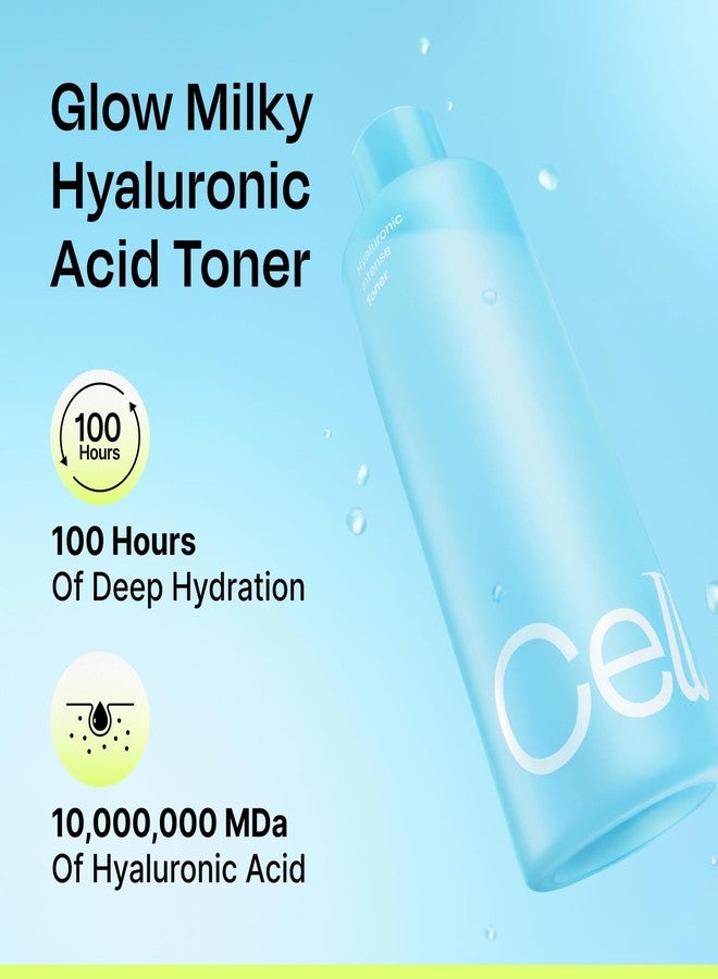 Celladix Hyaluronic Intense Toner – 95% Pure Hyaluronic Acid with Rice Extract & Niacinamide for 100 Hours of Hydration & Radiant Glass-Skin Glow – Korean Skincare, 10.14 Fl Oz - Image 4