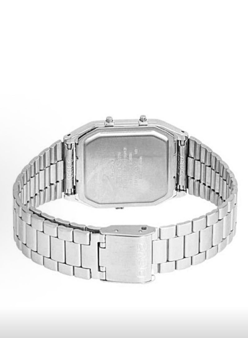 casio square dial classic watch, casio multi-functional display electronic watch - Image 2