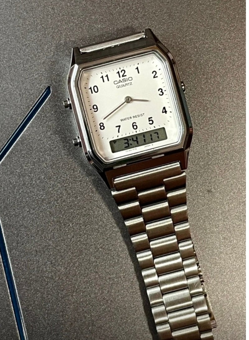 casio square dial classic watch, casio multi-functional display electronic watch - Image 3