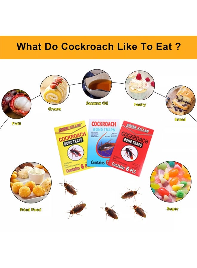 Occuwzz Pest stickers fly paper strong sticky insect capture safe energy-saving environmentally friendly self-adhesive trap special cockroach trap insect trap spider silverfish cockroach  - Image 2