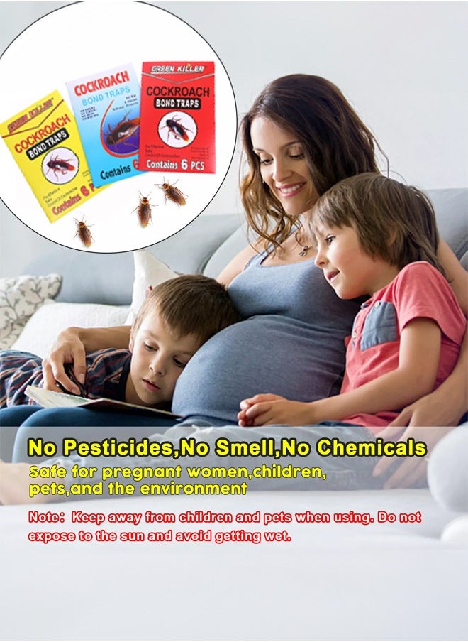 GREEN KILLER - Pest stickers fly paper strong sticky insect capture safe energy-saving environmentally friendly self-adhesive trap special cockroach trap insect trap spider silverfish cockroach - Image 1