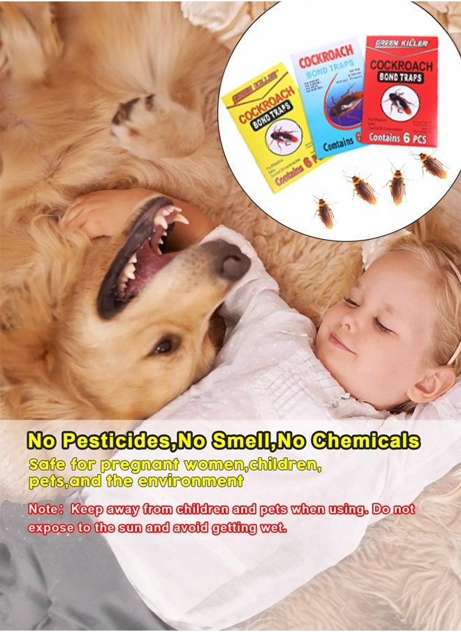GREEN KILLER - Pest stickers fly paper strong sticky insect capture safe energy-saving environmentally friendly self-adhesive trap special cockroach trap insect trap spider silverfish cockroach - Image 1