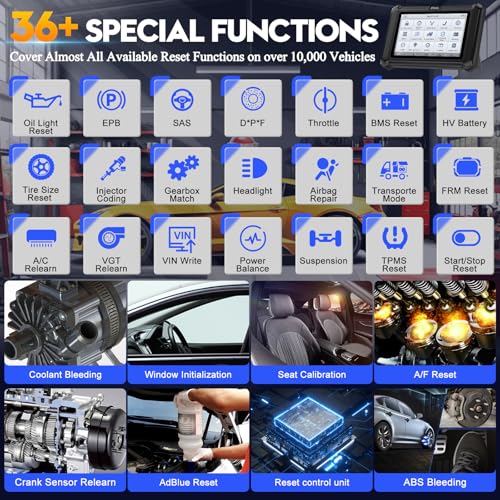 XTOOL D7W Wireless OBD2 Scanner Diagnostic Tool 2025 Upgraded Ver. of D7, Bidirectional Scan Tool, ECU Coding, 36+ Resets, CAN FD & DoIP, All System Scanner for Car with 3-Year Update - Image 5