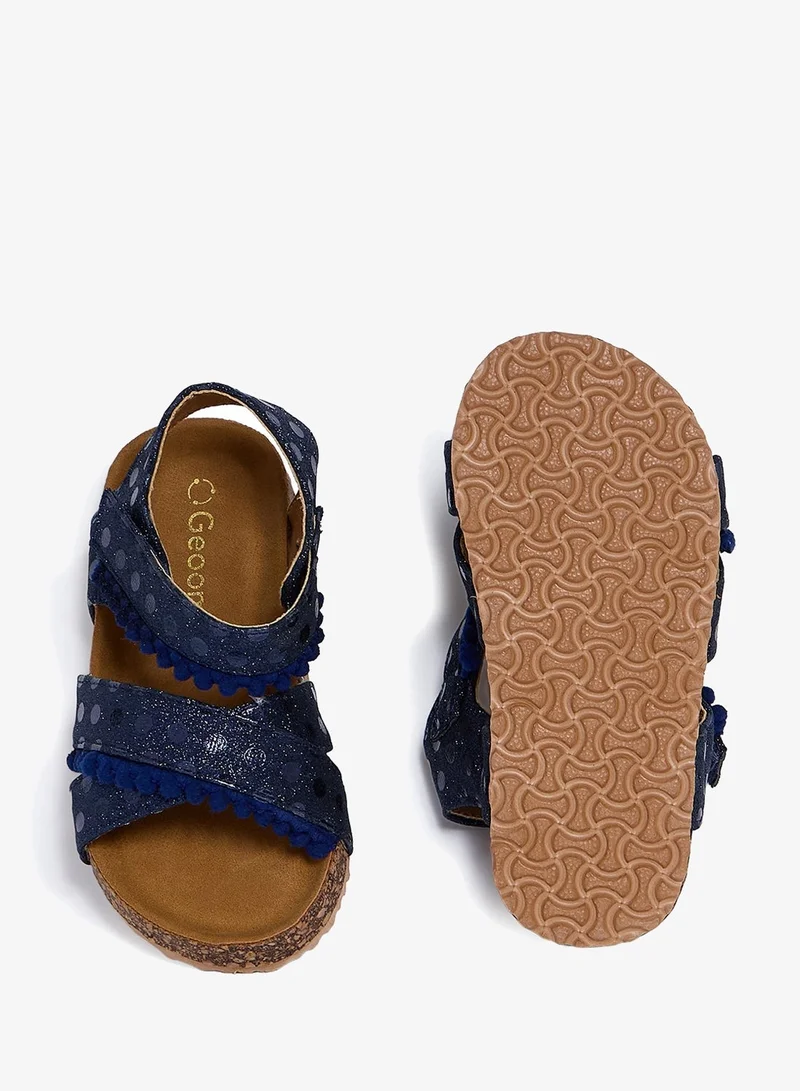 Geoomnii NAVY Geoomnii Girls’ Sandals – Comfortable Casual Sandals for Children, Pre-Teen & Junior Girls for School, Play & Everyday Wear for Women | Best Price UAE