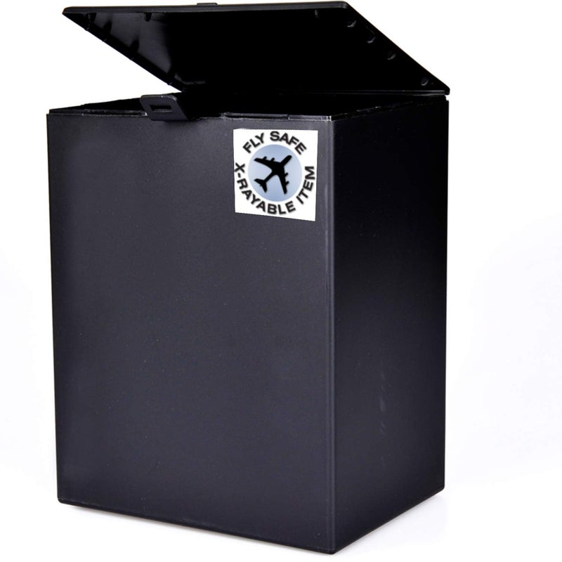 Liliane Memorials جرة حرق مؤقتة آمنة للطيران مصنوعة من البلاستيك للسفر البشري معتمدة من TSA للسفر بالطائرة بحجم كامل للبالغين 200 بوصة مكعبة جرة جنازة للبريد والطائرة