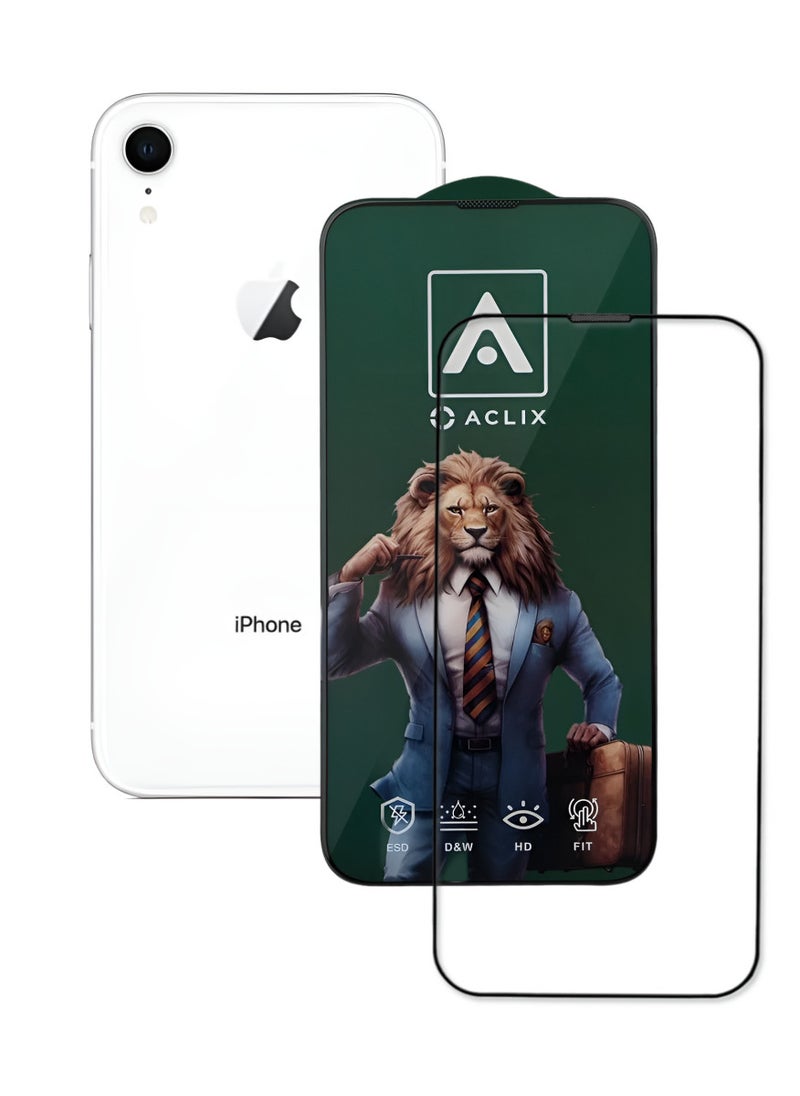 ACLIX Antistatic ESD Dustproof Premium Quality High Definition Tempered Glass Screen Protector Designed For  iPhone XR - Image 1