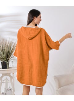 Destiny Hometex 4 Layer Muslin Hooded Adult Women's Poncho  - Image 4