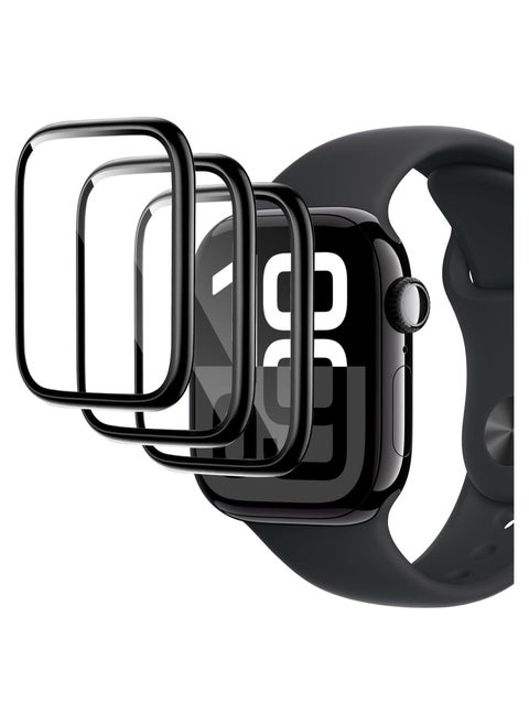 Screen Protector for Apple Watch Series 10 42mm, [3 Pack] HD Clear 3D Curved Anti-Scratch PET Soft Screen Protector Film,[Full Coverage] Touch Sensitive